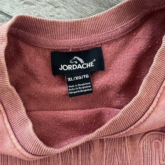 Jordache crewneck bleached sweater size XL - Picture 4 of 7